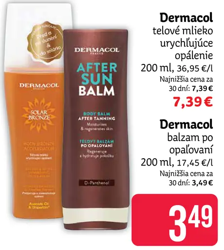 Dermacol balzam po opaľovaní