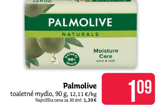 Palmolive Naturals Moisture Care toaletné mydlo Olive & Milk