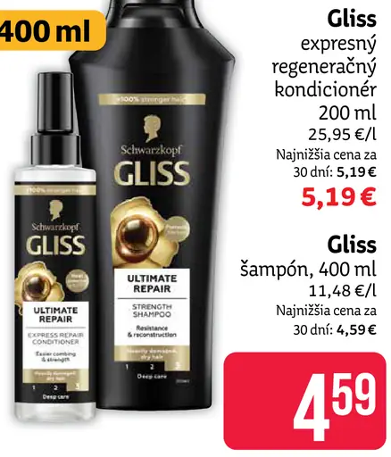Gliss šampón na vlasy