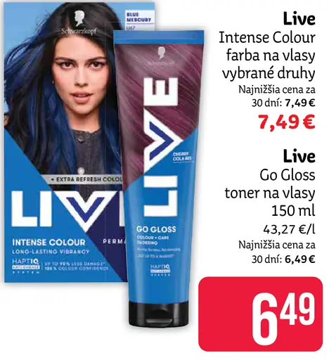 Schwarzkopf Live Go Gloss toner na vlasy