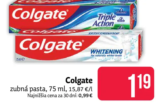 Colgate Triple Action zubná pasta