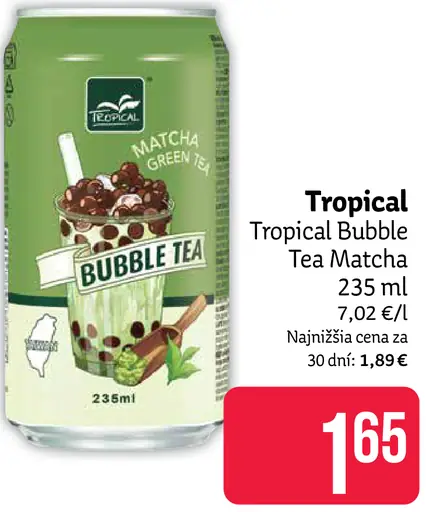 Tropical Bubble Tea Matcha