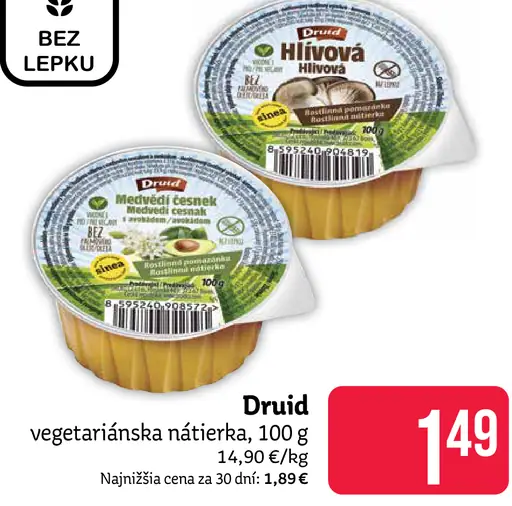 Druid vegetariánska nátierka