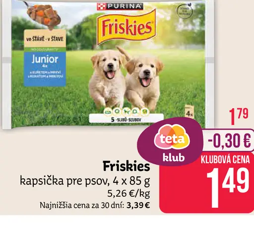 Friskies Junior kapsičky pre psy