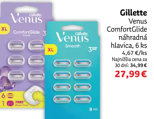 Gillette Venus ComfortGlide náhradná hlavica