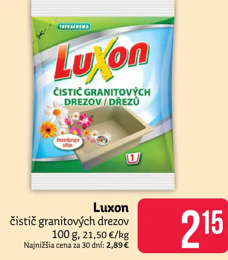 Luxon čistič granitových drezov