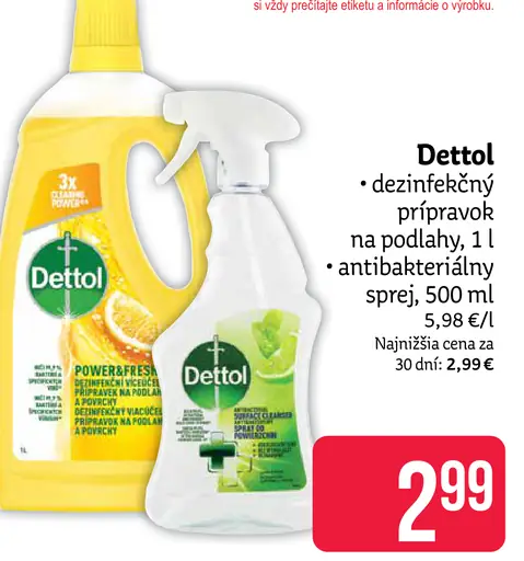 Dettol dezinfekčný prípravok na podlahy