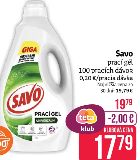 Savo prací gél Univerzál
