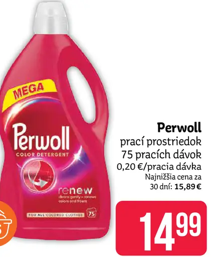 Perwoll prací prostriedok Renew Advanced Color