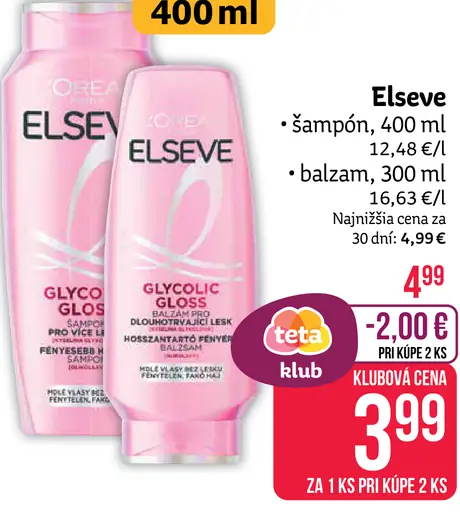 Elseve šampón