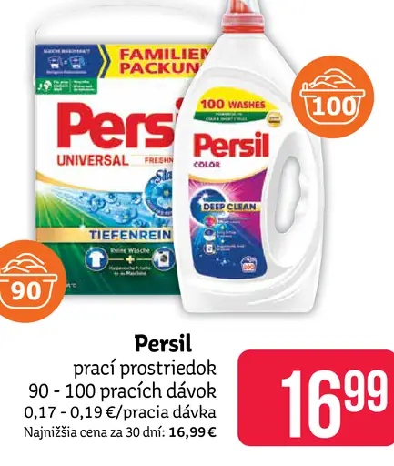 Persil prací prostriedok Universal, Color