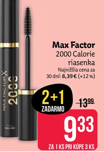 Max Factor 2000 Calorie riasenka