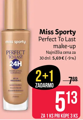 Miss Sporty Perfect to Last make-up