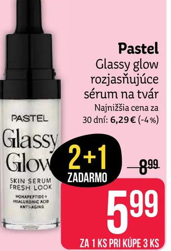 Pastel Glassy Glow rozjasňujúce sérum na tvár