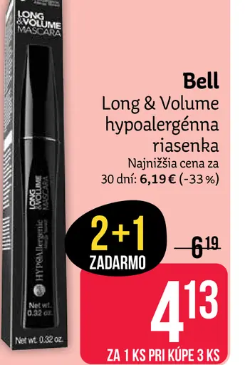 Bell Long & Volume hypoalergénna riasenka