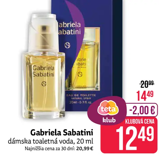 Gabriela Sabatini dámska toaletná voda