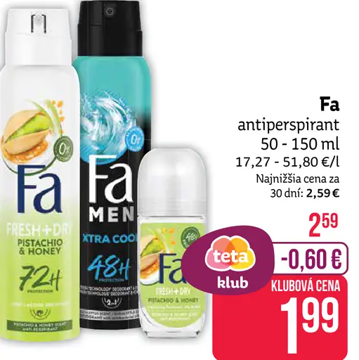 Fa antiperspirant