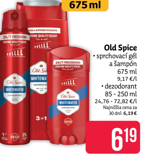 Old Spice sprchový gél a šampón