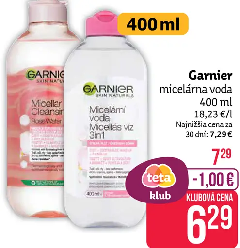 Garnier micelárna voda