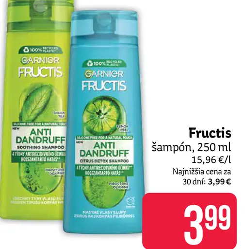 Garnier Fructis Anti Dandruff šampón