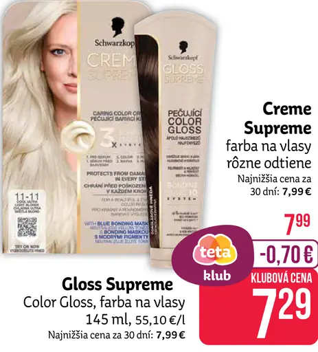Schwarzkopf Gloss Supreme Color Gloss farba na vlasy