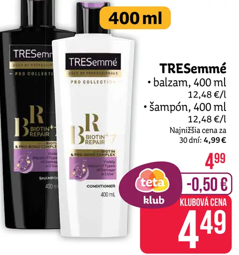 TRESemmé balzam na vlasy