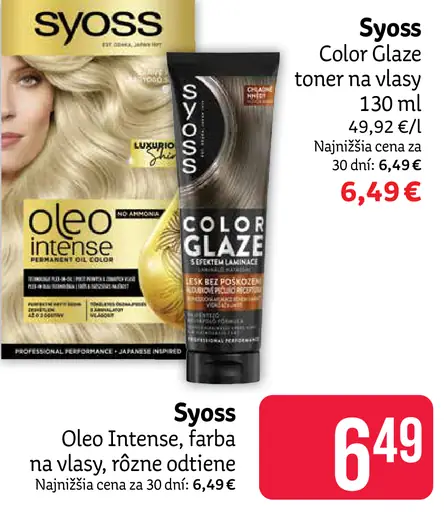 Syoss Color Glaze toner na vlasy