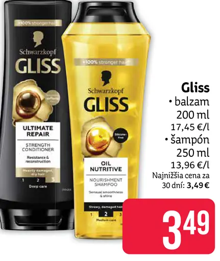 Gliss Ultimate Repair balzam na vlasy