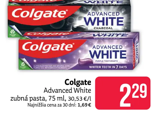 Colgate Advanced White bieliaca zubná pasta