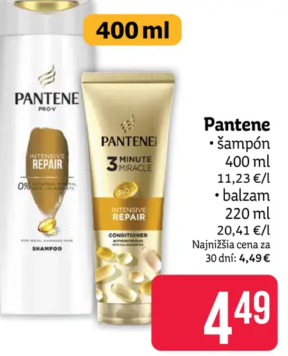 Pantene šampón Intensive Repair