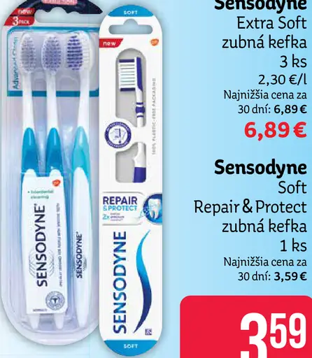 Sensodyne zubná kefka Extra Soft