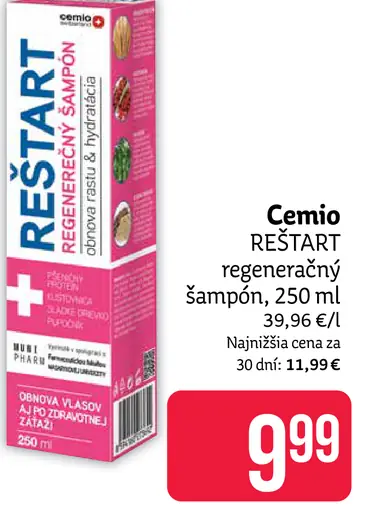 Cemio REŠTART regeneračný šampón