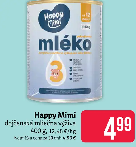 Happy Mimi dojčenská mliečna výživa