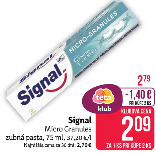 Signal Micro-Granules zubná pasta