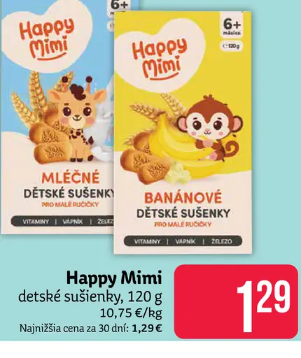 Happy Mimi detské sušienky