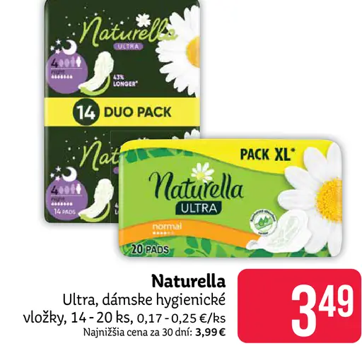 Naturella Ultra Dámske hygienické vložky