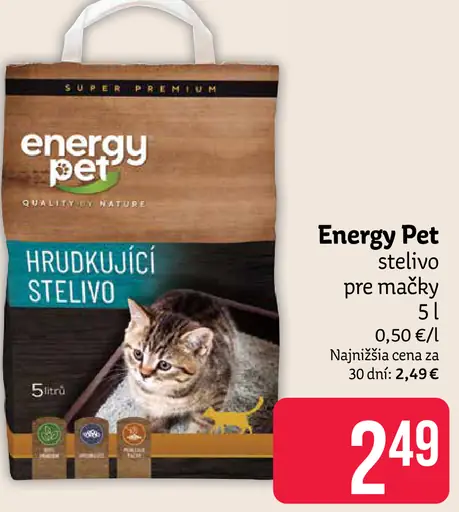 Energy Pet stelivo pre mačky