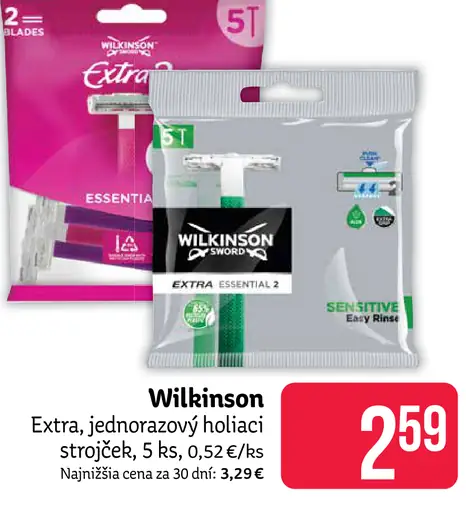 Wilkinson Extra jednorazový holiaci strojček