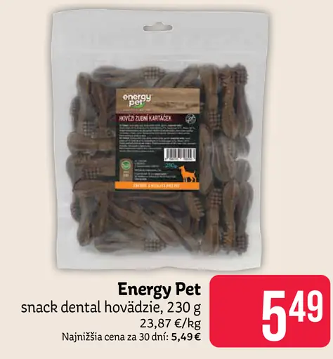 Energy Pet snack dentál hovädzie