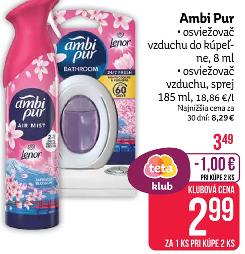 Ambi Pur Osviežovač vzduchu do kúpeľne