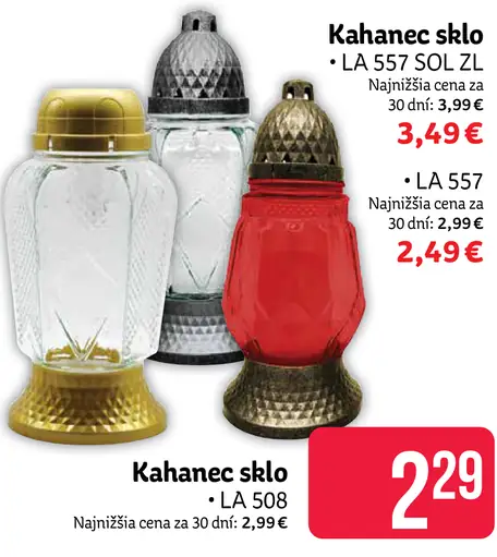 Kahanec sklo LA 508