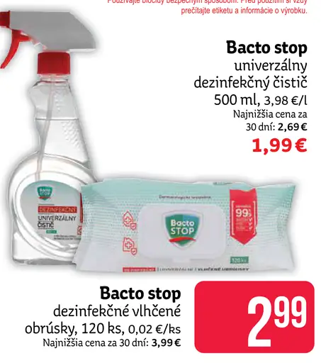 Bacto stop dezinfekčný čistič