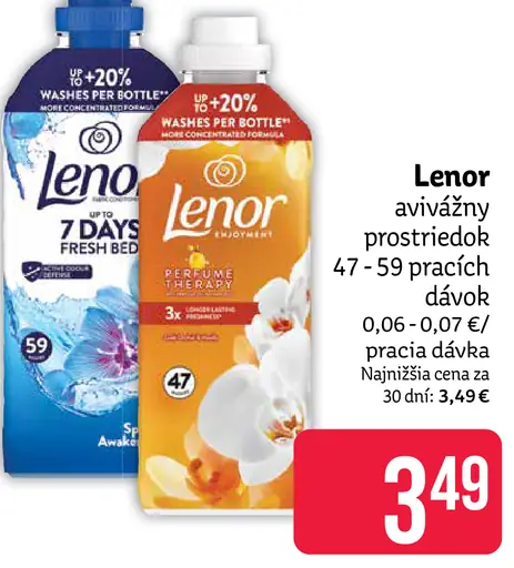 Lenor avivážny prostriedok