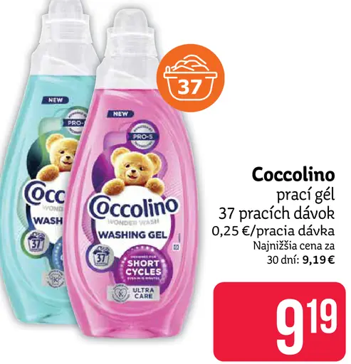 Coccolino prací gél