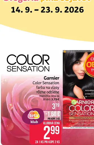Garnier Color Sensation farba na vlasy