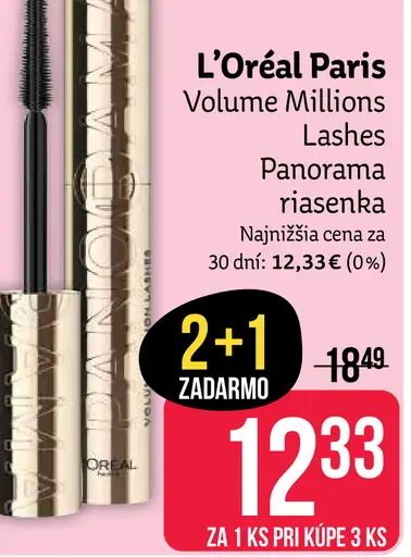 L’Oréal Paris Volume Millions Lashes Panorama riasenka