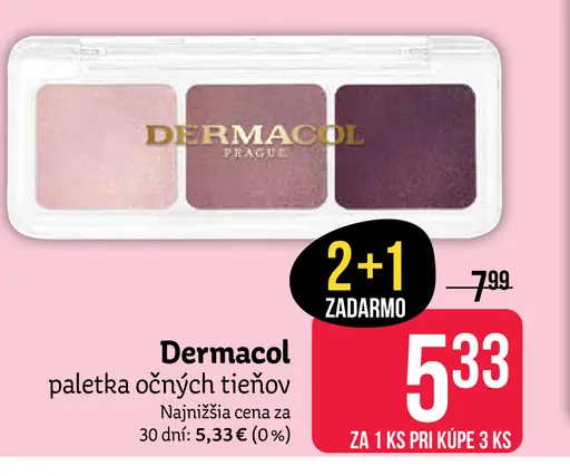 Dermacol paletka očných tieňov