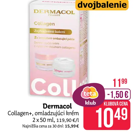 Dermacol Collagen+ omladzujúci krém