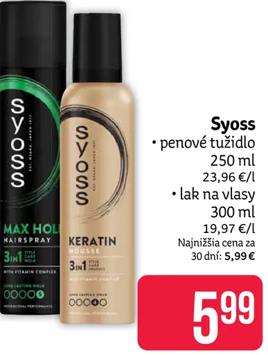 Syoss penové tužidlo