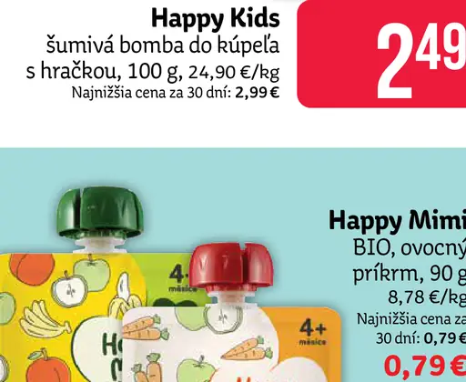 Happy Kids šumivá bomba do kúpeľa s hračkou